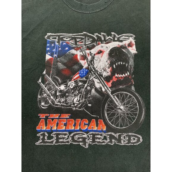 Goddawg Motorcycle American Legend Mens XL Black Shirt Jerzees High Cotton - Picture 8 of 10